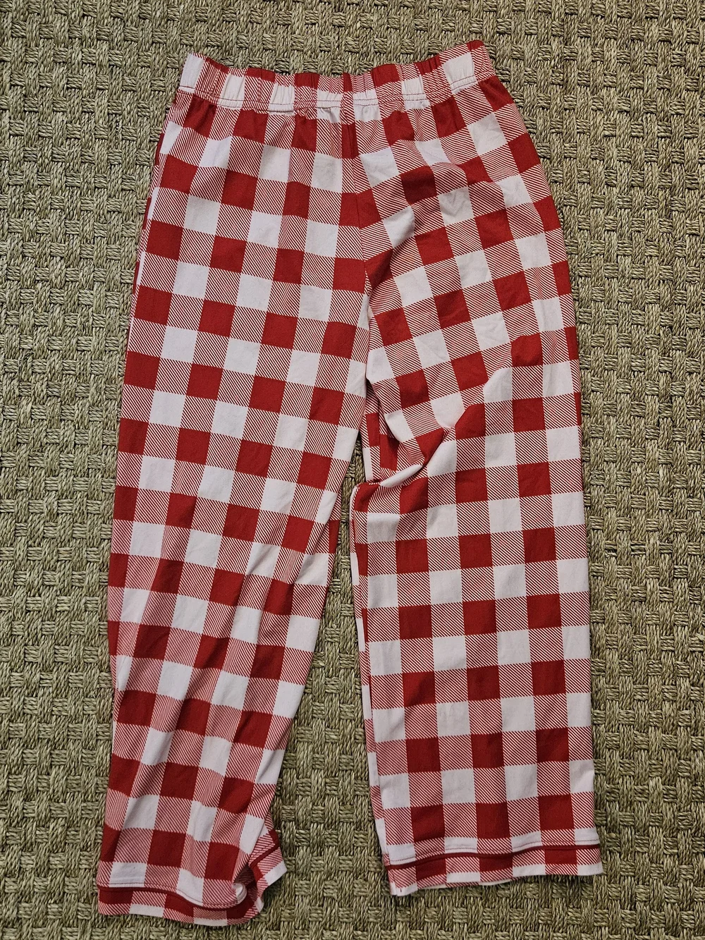 Girls wonder nation Red & Pink Gingham Pajama Bottoms